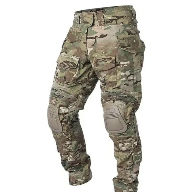Бойові штани IdoGear G3 Combat Pants with Knee Pads Multicam, розмір XL - зображення 1