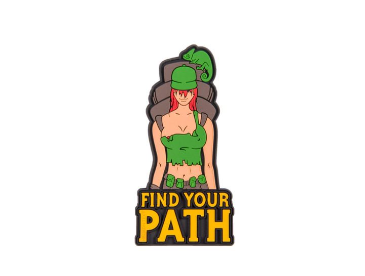 Шеврон тактический Helikon-tex® "Find Your Path" Patch - PVC - Olive Green (OD-FYP-RB-02) - изображение 1