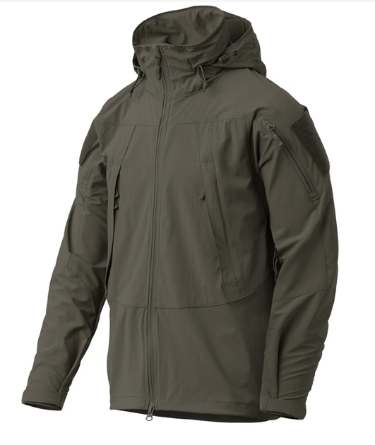 Куртка вітровка Helikon Trooper StormStretch Softshell MK2 - Taiga Green Олива 3XL - зображення 1