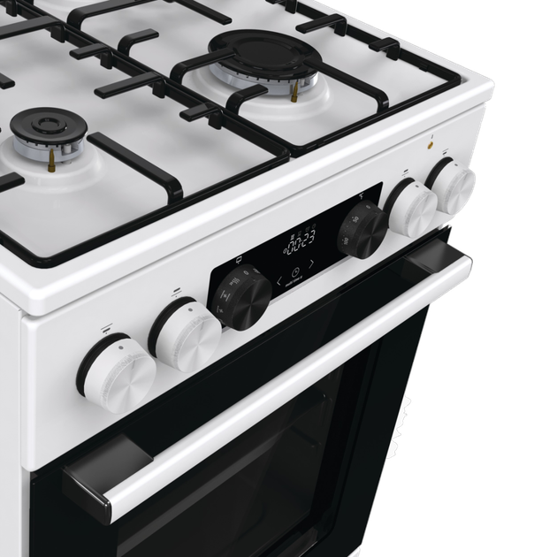 Kuchenka gazowa z piekarnikiem elektrycznym Gorenje GK5C61WH - obraz 5
