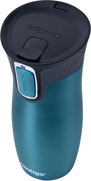Kubek termiczny Contigo West Loop turkusowy 470 ml (2095846) - obraz 4