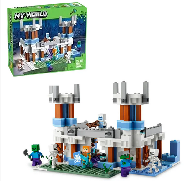 Конструктор MyWorld Minecraft Крижаний замок 530 деталей 23647 A-Toys - зображення 2