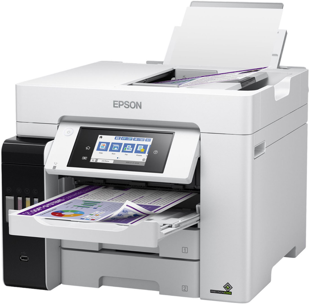 Urządzenie wielofunkcyjne Epson EcoTank L6580 InkTank A4 White (C11CJ28402) - obraz 1