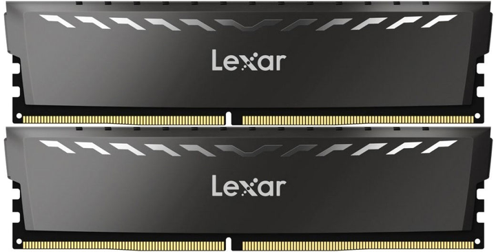Pamięć Lexar DDR4-3200 32768MB PC4-28800 (Kit of 2x16384) THOR Black (LD4BU016G-R3200GDXG) - obraz 1