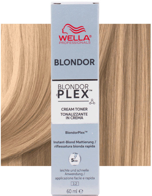 Крем-тонер для волос Wella Professionals Blondor Plex Crystal Vanilla ...