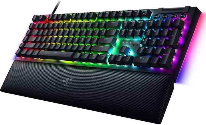 Клавіатура дротова Razer BlackWidow V4 Yellow Switch US Layout Black (RZ03-04691800-R3M1) - зображення 4