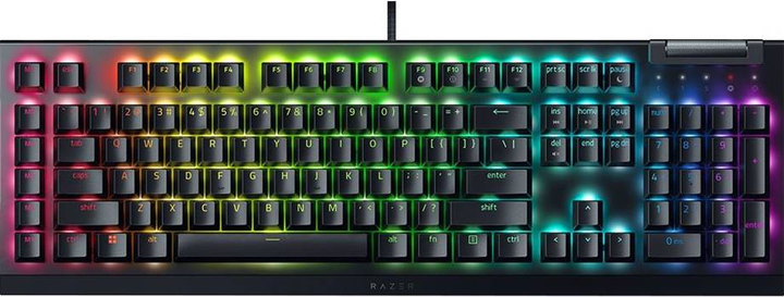 Klawiatura przewodowa Razer BlackWidow V4 X Green Switch Nordic Layout Black (RZ03-04700600-R3N1) - obraz 1