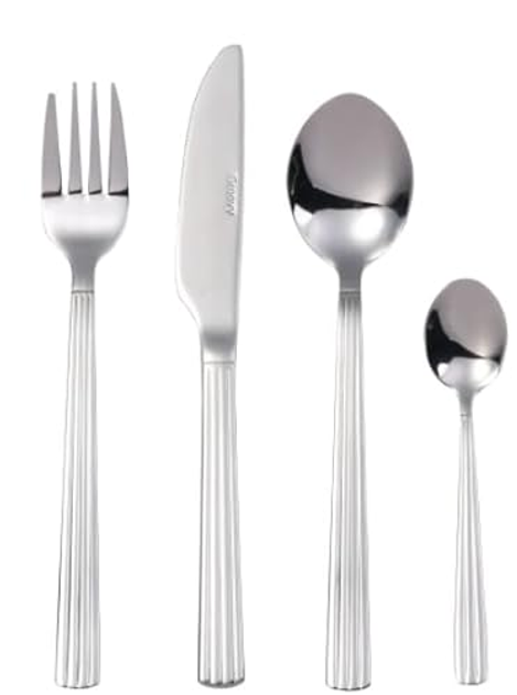 Набір столових приборів Aida Groovy Cutlery Mirror Giftbox (66493) 48 шт (5709554664939) - зображення 1