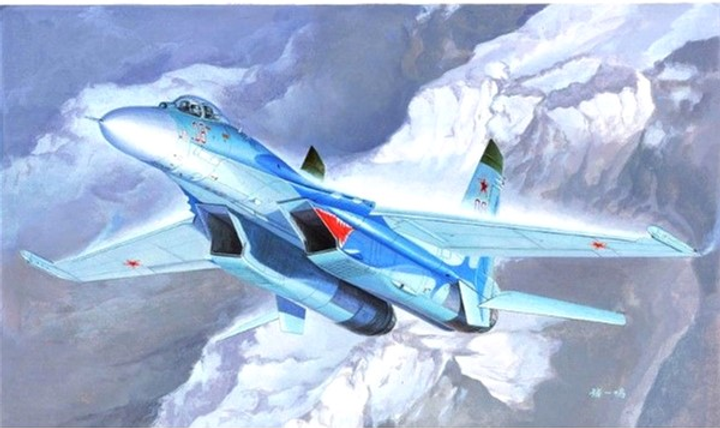 Модель для склеювання Trumpeter SU-27 Flanker B 1:72 (9580208016603) - зображення 1