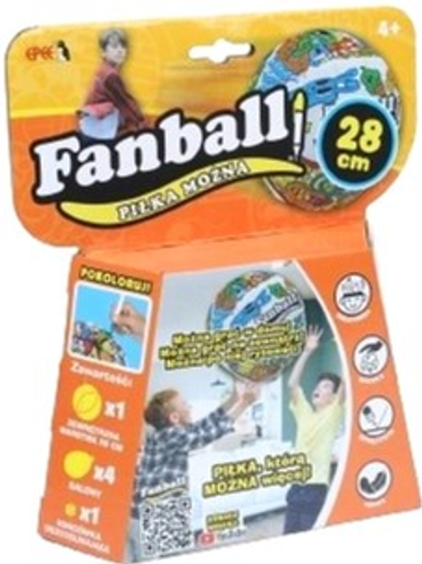 Zestaw kreatywny Epee Fanball Piłka Można pomarańczowy (5905896601032) - obraz 2