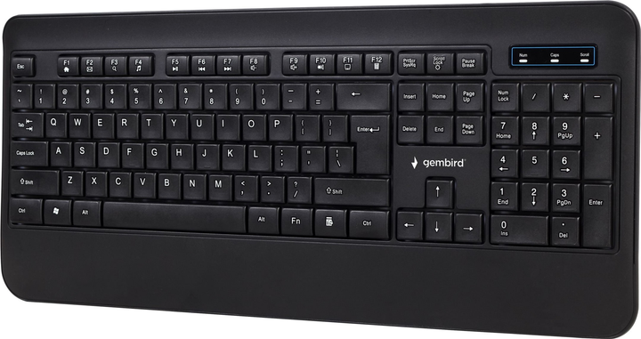 Клавіатура дротова Gembird KB-UML-03 USB Black (8716309120487) - зображення 4