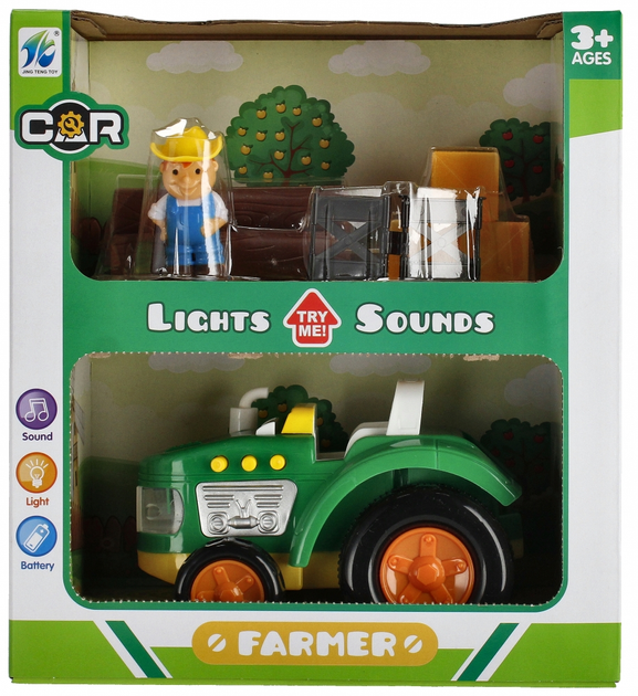 Traktor Mega Creative Farmer z figurką i akcesoriami (5908275182177) - obraz 1