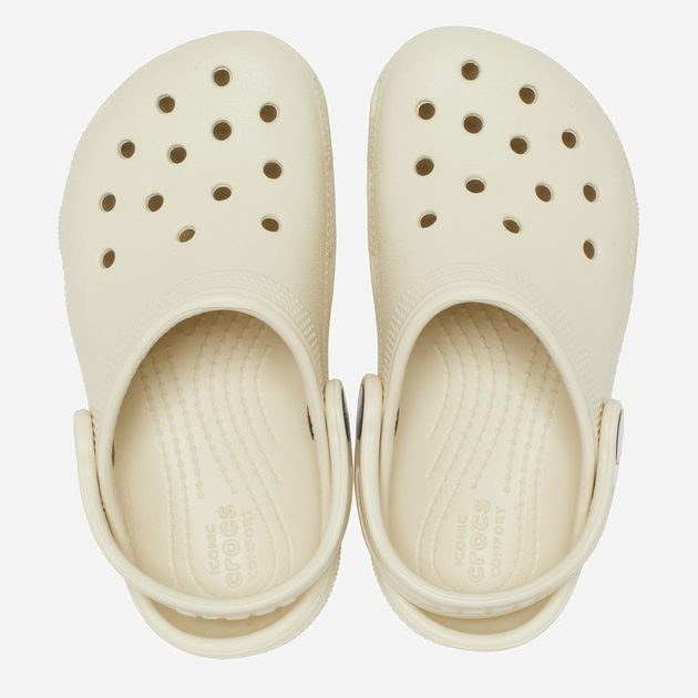 Дитячі крокси для дівчинки Crocs 206990-2Y2 27-28 (C10) Бежеві (196265255214) - зображення 5
