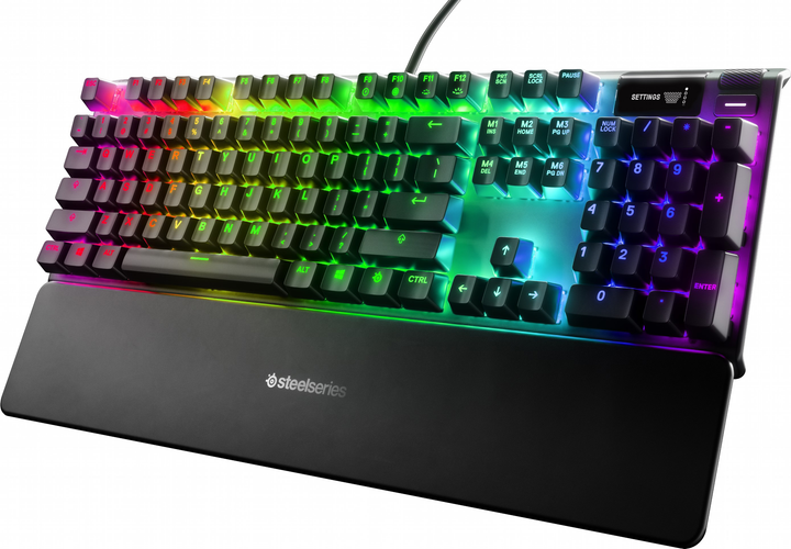 Klawiatura przewodowa SteelSeries Apex Pro USB Nordic Black - obraz 3