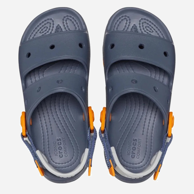 Sandały chłopięce Crocs 206990-2Y2 34-35 (J3) Ciemnogranatowe (196265557189) - obraz 3