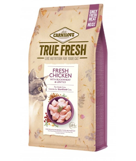Сухой корм для котов Carnilove True Fresh Cat 1,8 кг - курица от ...