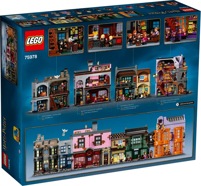 Zestaw klocków LEGO Harry Potter Ulica Pokątna 5544 elementów (75978) - obraz 13