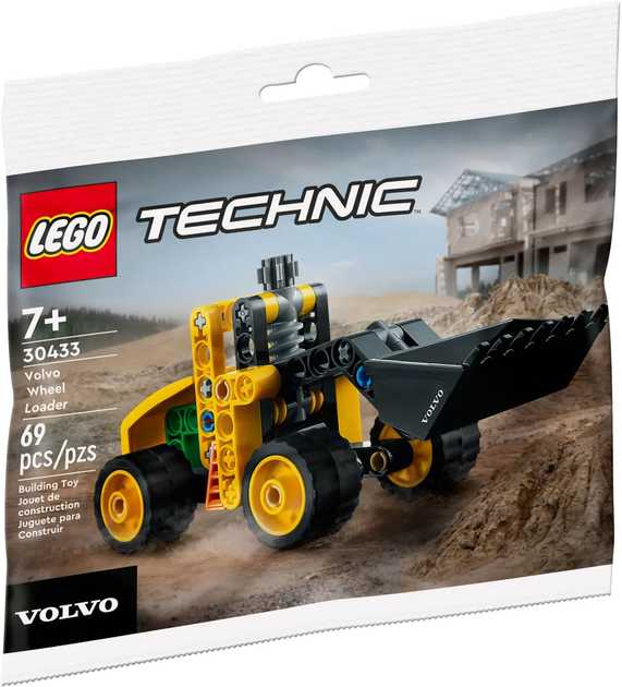 Zestaw klocków LEGO Technic Ładowarka kołowa Volvo 69 elementów (30433) - obraz 1