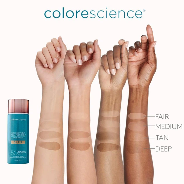Сонцезахисний крем із адаптивними пігментами COLORESCIENCE Face