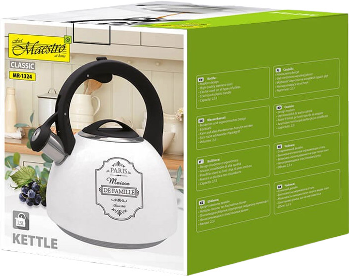 Czajnik Maestro Paris Maison nieelektryczny 2.5 l (MR-1324) - obraz 4