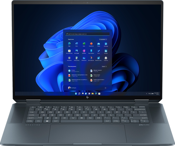 Laptop HP Spectre x360 16-aa0055nw (9R850EA) Nocturne Blue - obraz 1