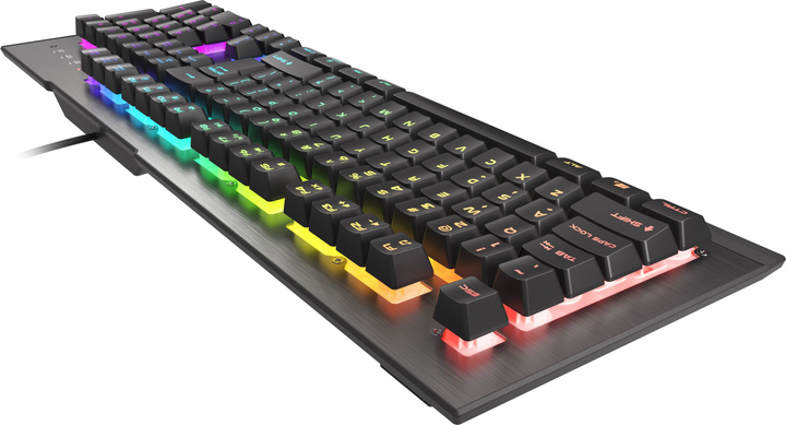 Клавіатура дротова Genesis Rhod 500 RGB USB Silver/Black (NKG-1617) - зображення 6