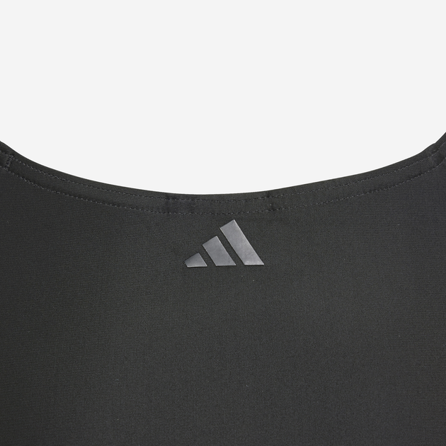 Підлітковий суцільний купальник для дівчинки adidas Big Bars Suit G IL7276 164 Чорний (4067887687379) - зображення 3
