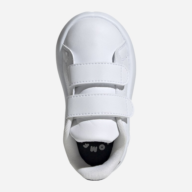 Дитячі кеди для дівчинки adidas Advantage Cf I ID5284 26 Білі з чорним (4066765025418) - зображення 6