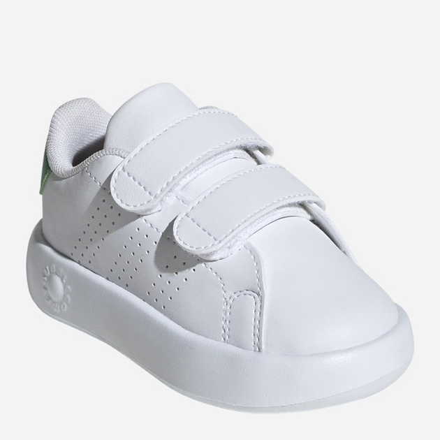 Tenisówki chłopięce na rzepy adidas Advantage Cf I ID5286 23.5 Białe (4066765017925) - obraz 2