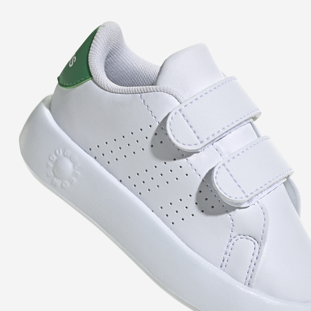 Sneakersy chłopięce na rzepy adidas Advantage Cf I ID5286 23.5 Białe (4066765017925) - obraz 9