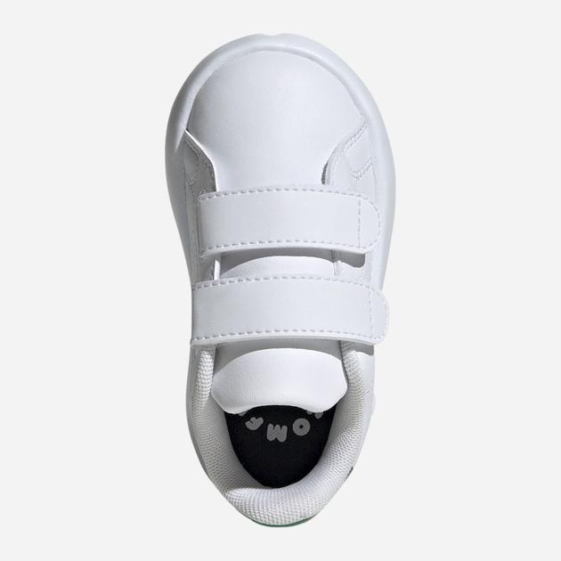 Sneakersy chłopięce na rzepy adidas Advantage Cf I ID5286 25 Białe (4066765017956) - obraz 6