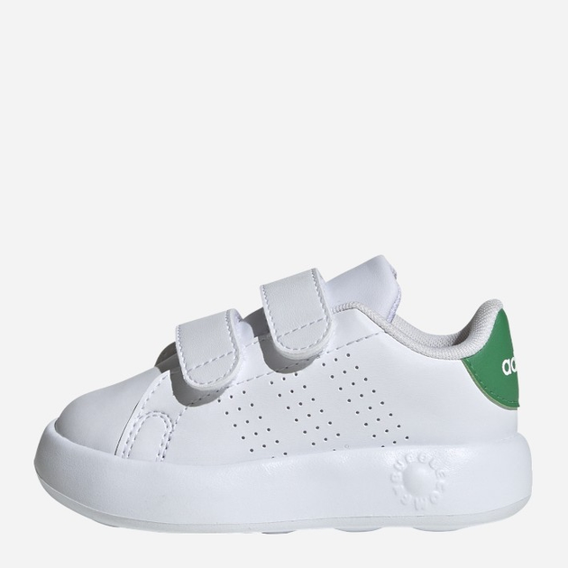 Sneakersy chłopięce na rzepy adidas Advantage Cf I ID5286 26.5 Białe (4066765021540) - obraz 4