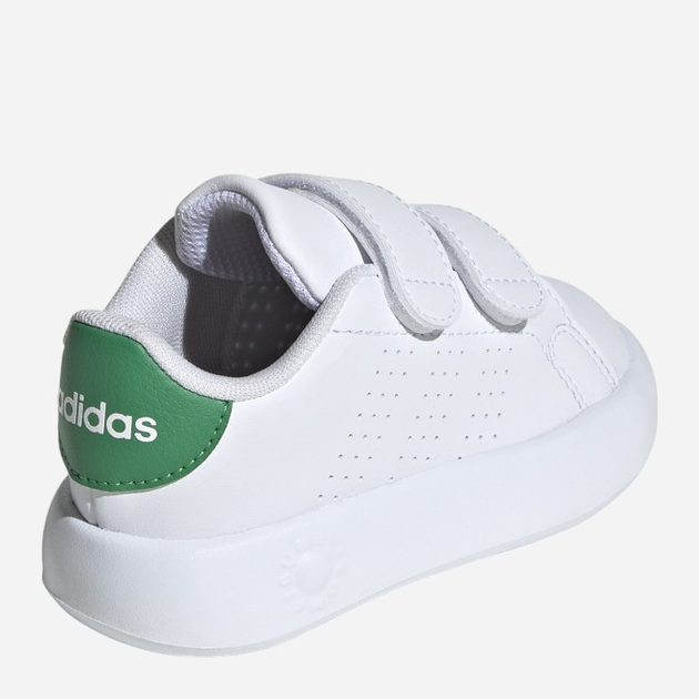 Sneakersy chłopięce na rzepy adidas Advantage Cf I ID5286 27 Białe (4066765021526) - obraz 5