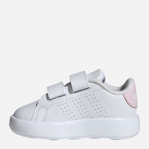 Sneakersy dziecięce dla dziewczynki na rzepy adidas Advantage Cf I IG4257 27 Białe (4067886728370) - obraz 3