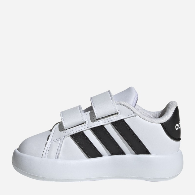 Sneakersy chłopięce na rzepy adidas Grand Court 2.0 Cf ID5271 26 Białe (4066765033048) - obraz 3