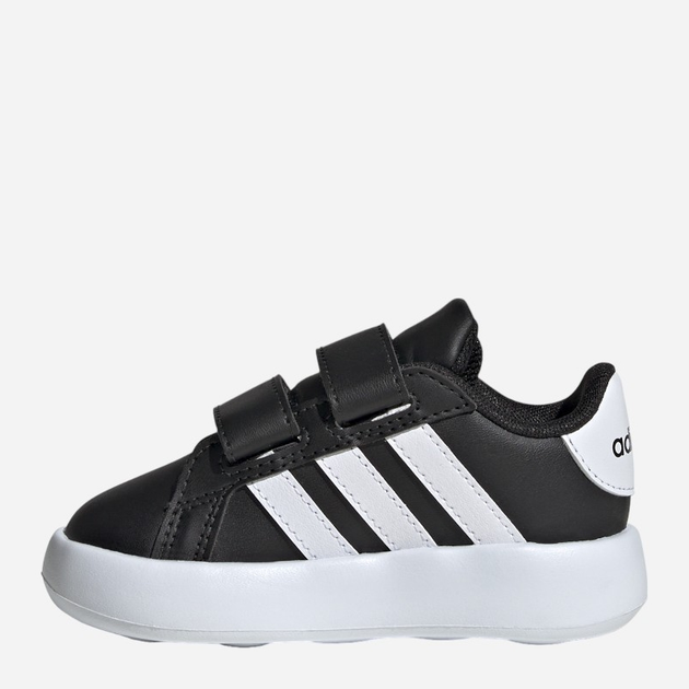 Sneakersy chłopięce na rzepy adidas Grand Court 2.0 Cf ID5272 27 Czarne (4066765031266) - obraz 3