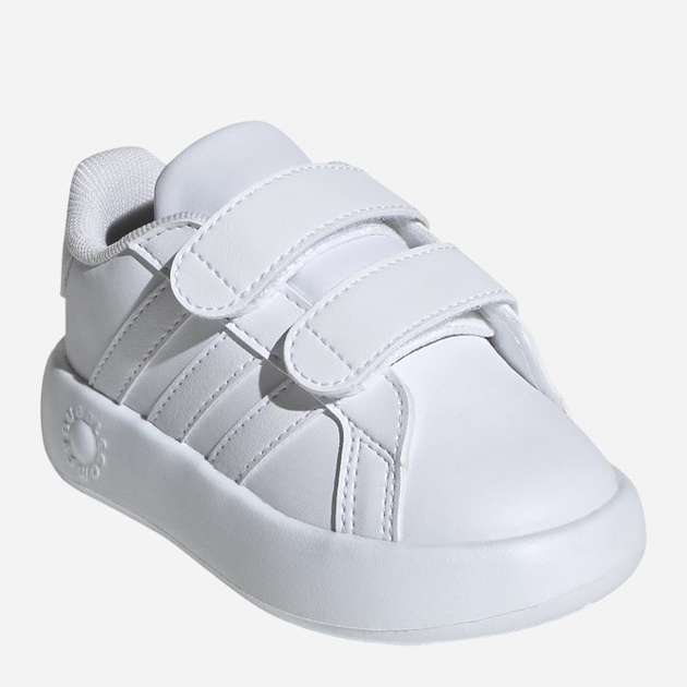 Tenisówki dziecięce dla dziewczynki na rzepy Adidas Grand Court 2.0 Cf ID5273 26 Białe (4066765032935) - obraz 2