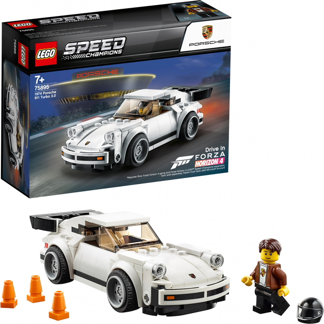 Zestaw konstrukcyjny LEGO Speed Champions 1974 Porsche 911 Turbo 3.0 180 elementów (75895) - obraz 2