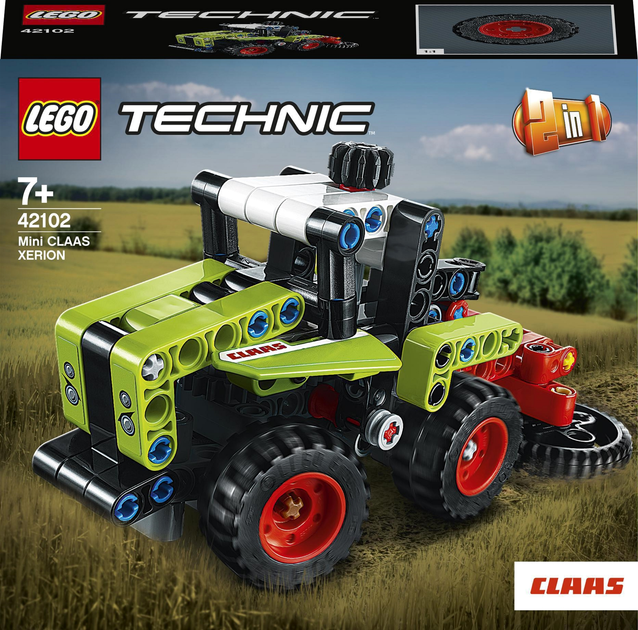 Zestaw konstrukcyjny LEGO Technic Mini CLAAS XERION 130 elementów (42102) (5702016616415) - obraz 1