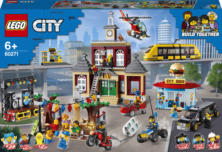 Конструктор LEGO City Міська площа 1517 деталей (60271) (5702016669039) - зображення 1