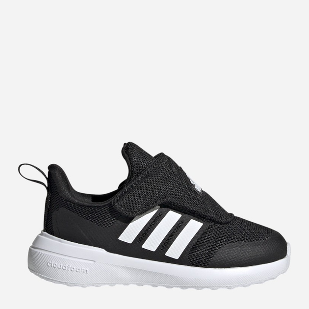 Buty sportowe chłopięce na rzepy Adidas Fortarun 2.0 Ac I IG2555 23 Czarne (4066756724122) - obraz 1