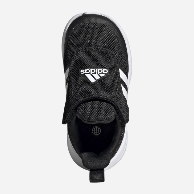 Buty sportowe chłopięce na rzepy adidas Fortarun 2.0 Ac I IG2555 26.5 Czarne (4066756722142) - obraz 5