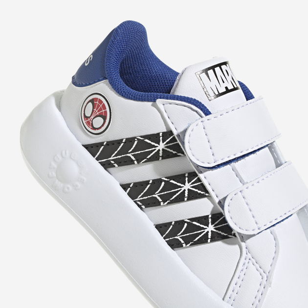 Sneakersy chłopięce adidas Grand Court Spider ID8017 22 Białe (4066759475922) - obraz 6