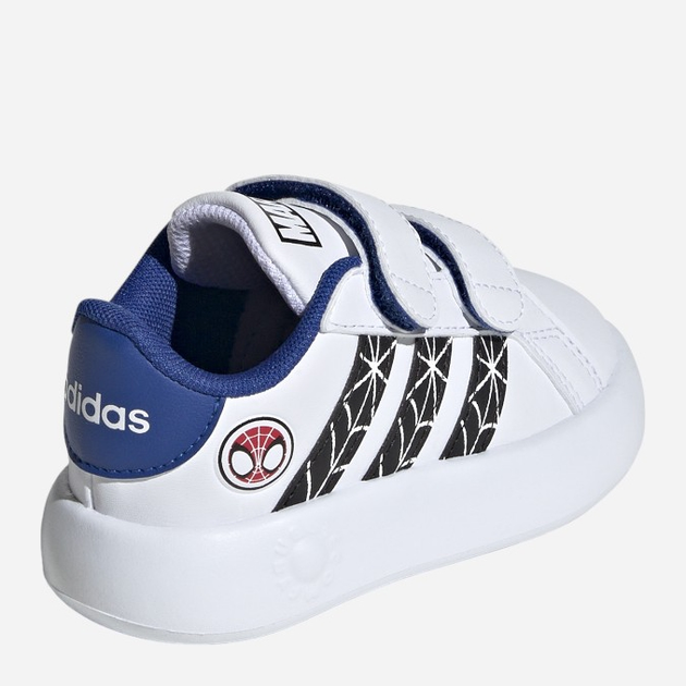 Sneakersy chłopięce adidas Grand Court Spider ID8017 23.5 Białe (4066759475908) - obraz 4