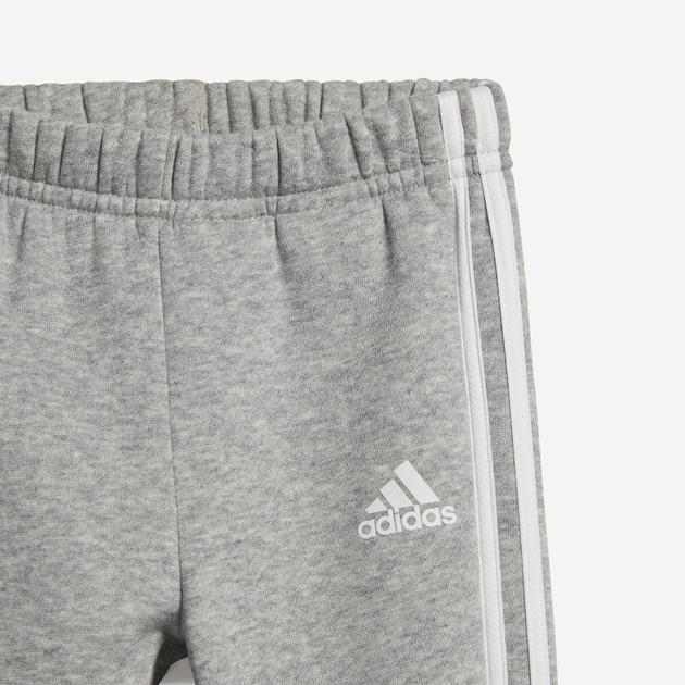 Komplet sportowy chłopięcy (bluza + spodnie) adidas I 3S Fz Fl Jog IB4763 86 Niebieski/Szary (4066762269181) - obraz 7