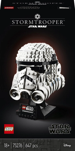 Zestaw konstrukcyjny LEGO Star Wars Hełm szturmowca 647 elementów (75276) - obraz 1