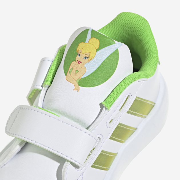 Sneakersy chłopięce na rzepy adidas Grand Court 2.0 Tin ID8014 23.5 Białe (4066759475816) - obraz 8