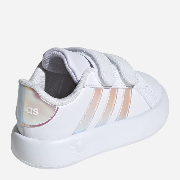 Sneakersy dziecięce dla dziewczynki adidas Grand Court 2.0 Cf I ID5265 26.5 Białe (4066759487277) - obraz 5