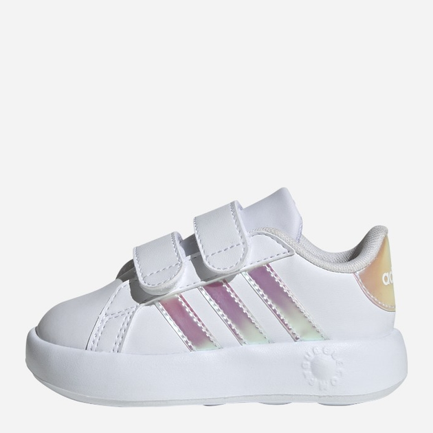 Дитячі кеди для дівчинки adidas Grand Court 2.0 Cf ID5265 26 Білі (4066759487307) - зображення 4