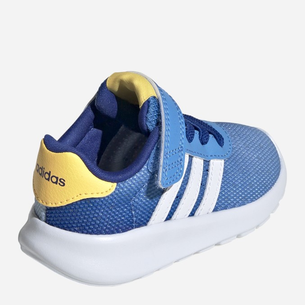Buty sportowe chłopięce na rzepy adidas Lite Racer 3.0 El I ID3394 24 Niebieskie (4066765353269) - obraz 4